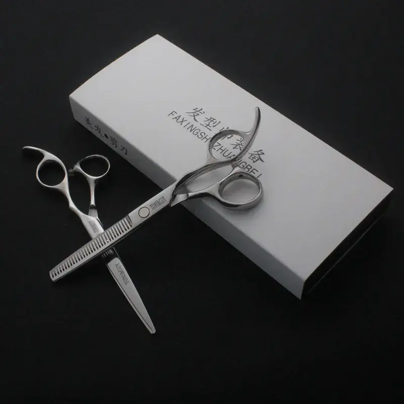 Professional Haircut Scissors Flat Cut Teeth Thin Cut Bangs - Image 4