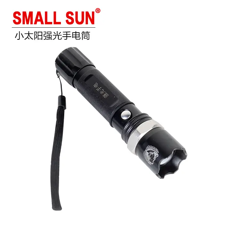 Small Sun R638A LED Outdoor Flashlight Aluminum Black - Image 2