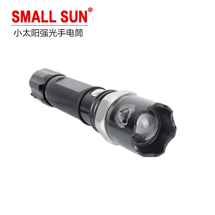 Small Sun R638A LED Outdoor Flashlight Aluminum Black - Image 3