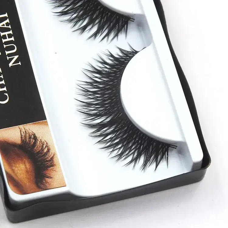 Black False Eyelashes for Natural Look Wholesale - Image 3