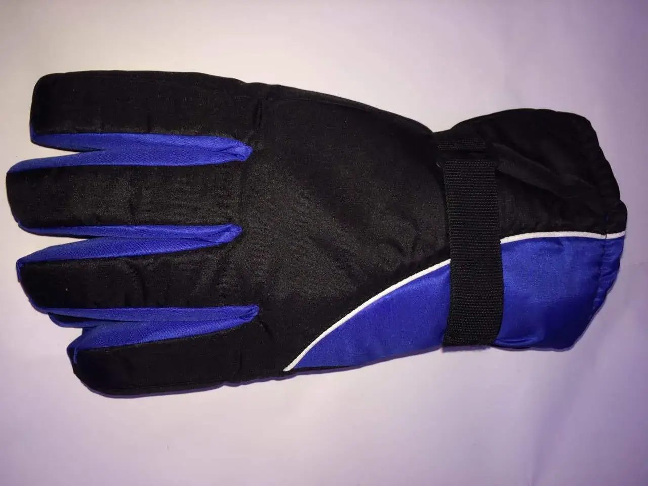 2024 Winter Ski Gloves Black Red Full Finger Warm Knitted - Image 2