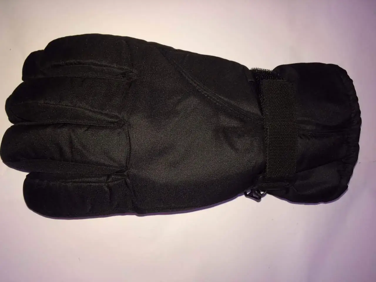 2024 Winter Ski Gloves Black Red Full Finger Warm Knitted - Image 3