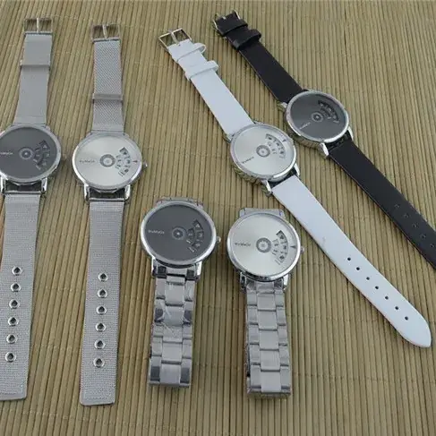 Men's Black Digital Display Steel Band Watch - Image 5
