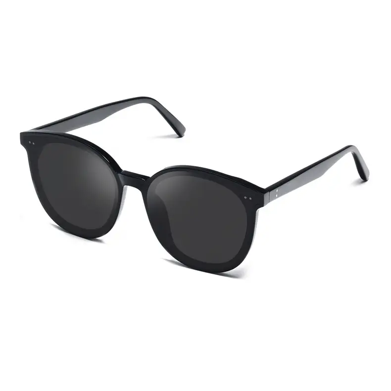 Black Polarized Sunglasses for Men Women Large Frame — feature 23
