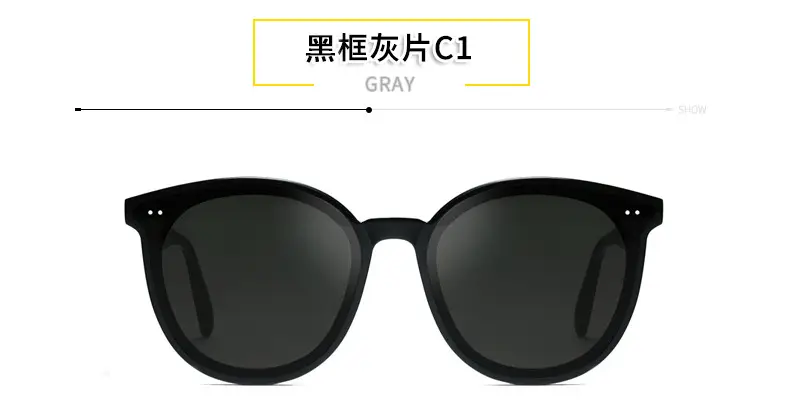 Black Polarized Sunglasses for Men Women Large Frame — feature 36
