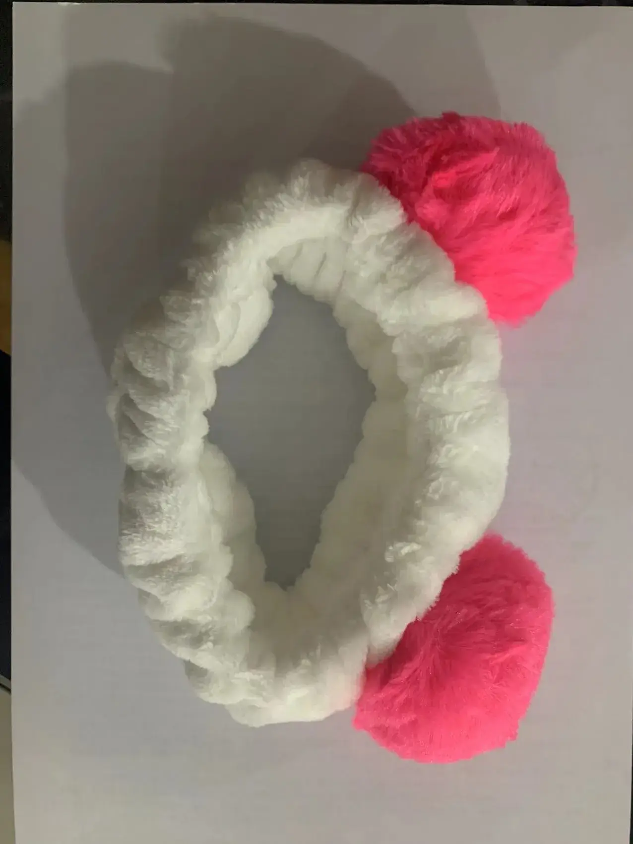 Double Hair Ball Hair Band Velvet Cute Bear Sweet Ball Hair Band - Image 4