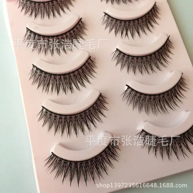 828 Acrylic False Eyelashes for Women 5 Pairs