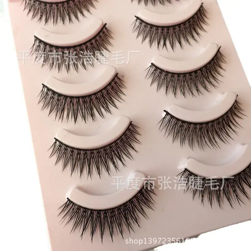 828 Acrylic False Eyelashes for Women 5 Pairs