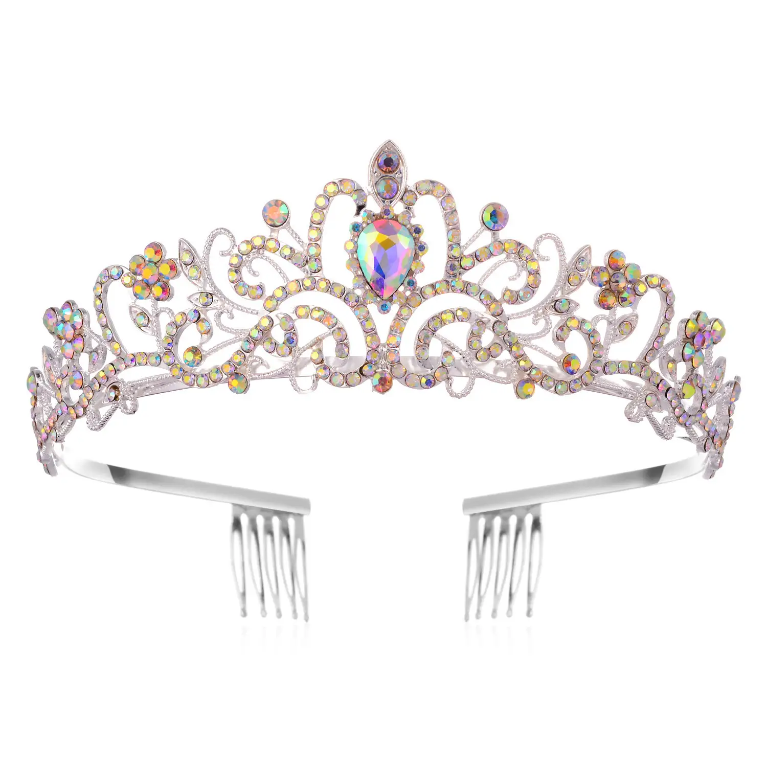 European & American Rhinestone Bridal Crown Headband — feature 10