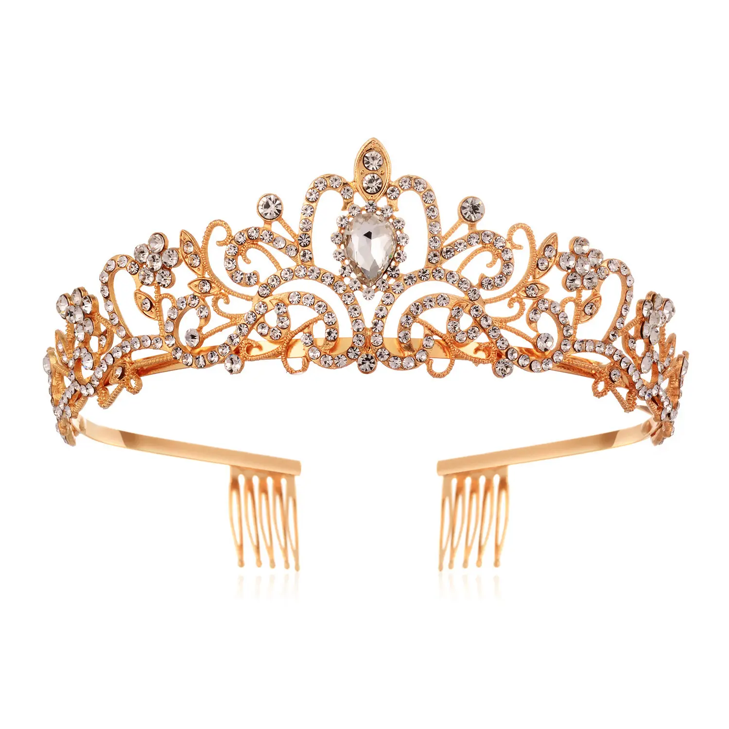 European & American Rhinestone Bridal Crown Headband — feature 8