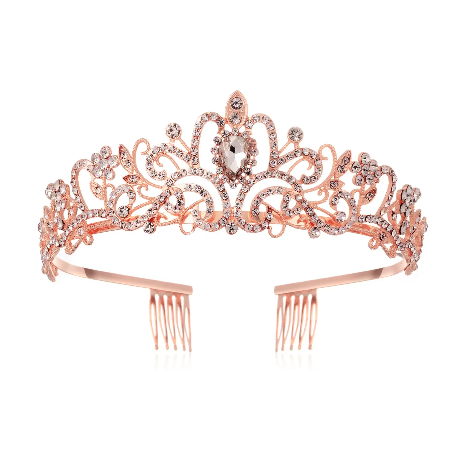 European & American Rhinestone Bridal Crown Headband — feature 9