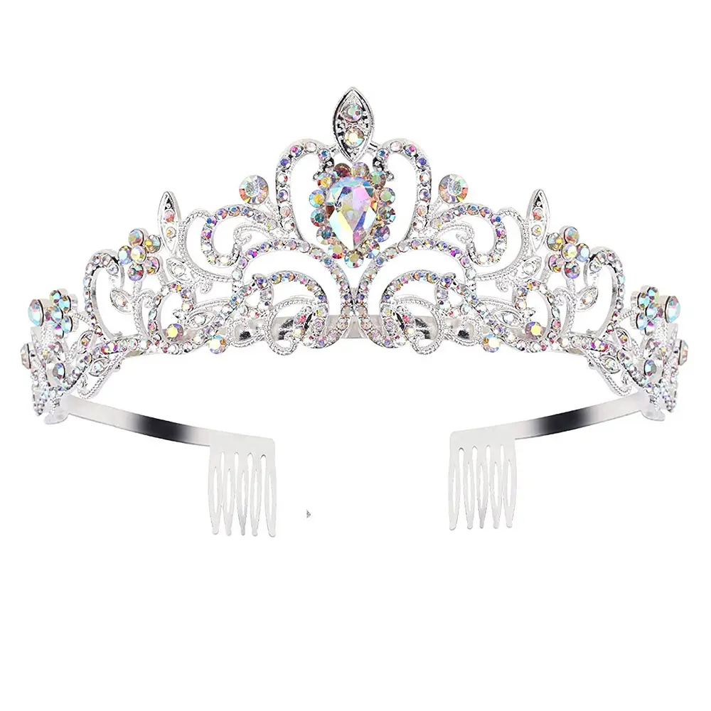 European & American Rhinestone Bridal Crown Headband