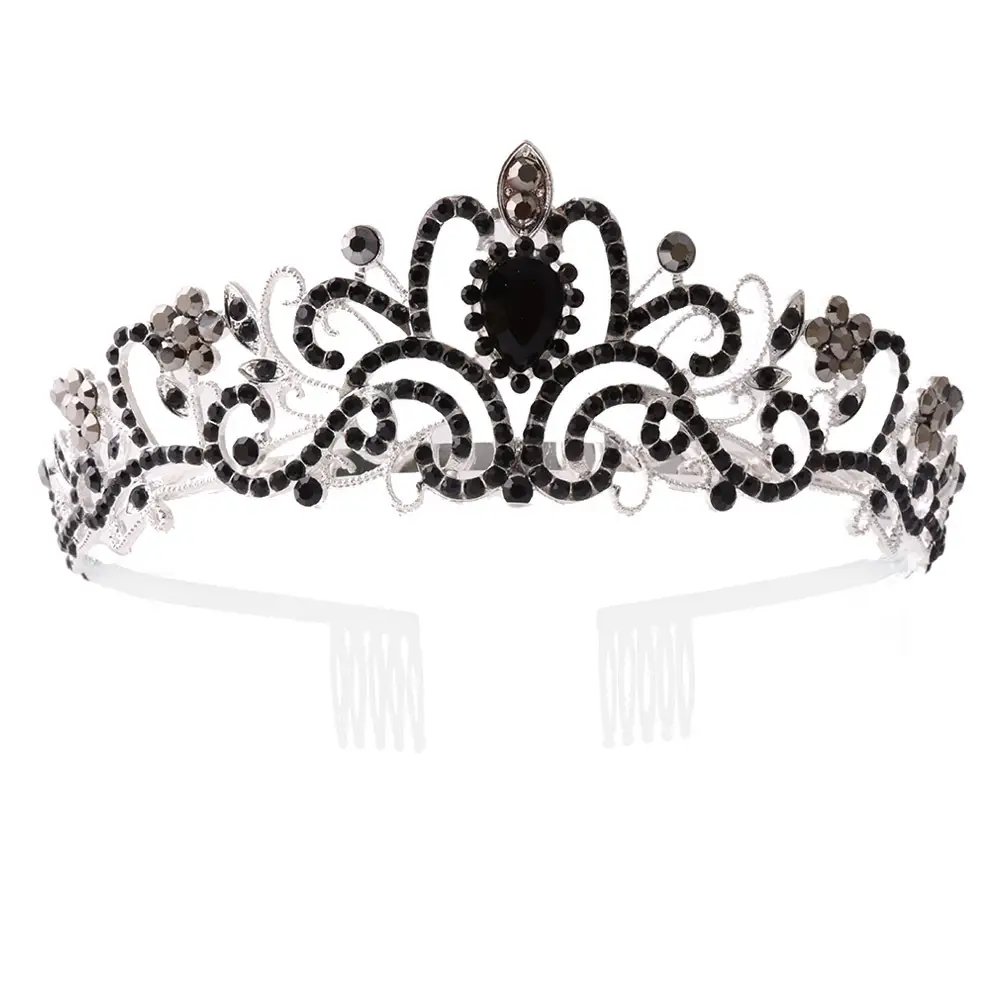 European & American Rhinestone Bridal Crown Headband