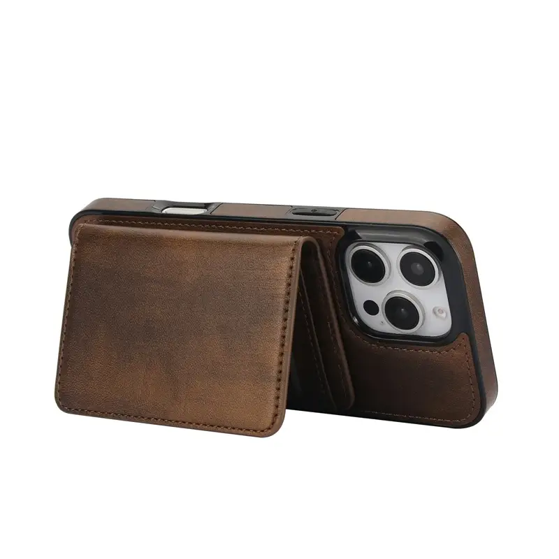Magnetic Card Holder for iPhone 17 Pro Max Solid Color - Image 12