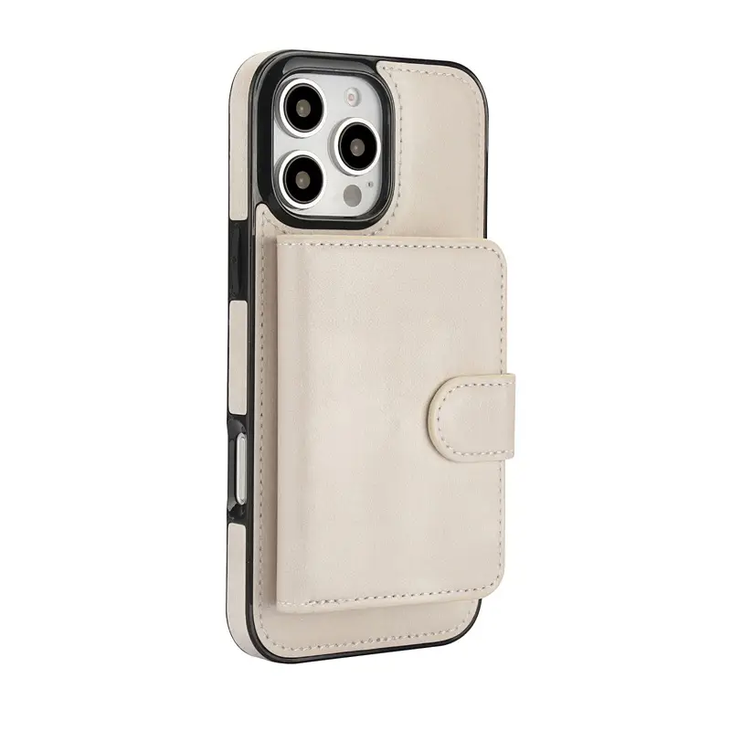 Magnetic Card Holder for iPhone 17 Pro Max Solid Color - Image 4