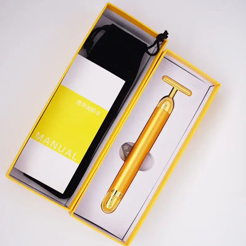 Gold Face Tool Vibration Stick Beauty Instrument - Image 3