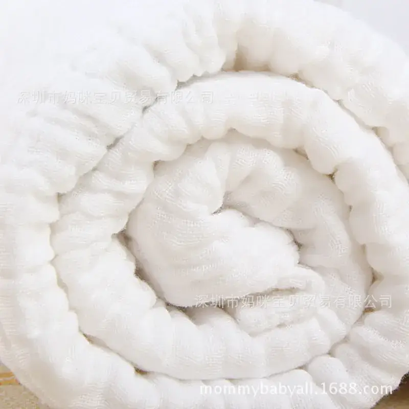 Peanut-Shaped Pure Cotton Diaper Liners 12-Layer Baby Gauze - Image 4