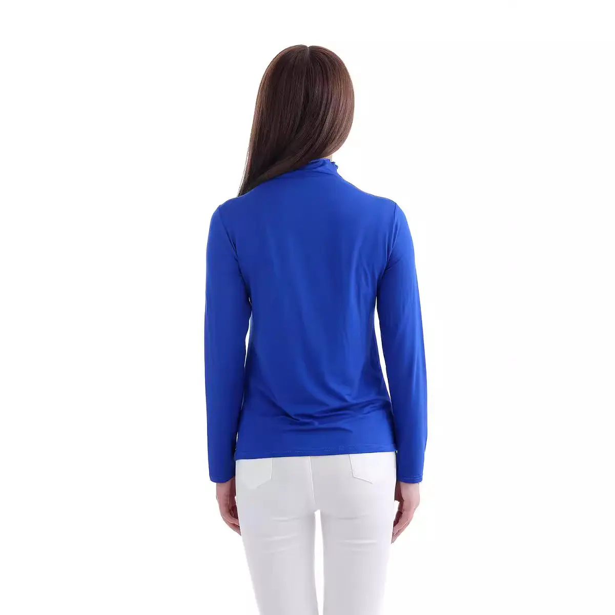 Women's Teal High Collar Base Coat OM410 - Image 17