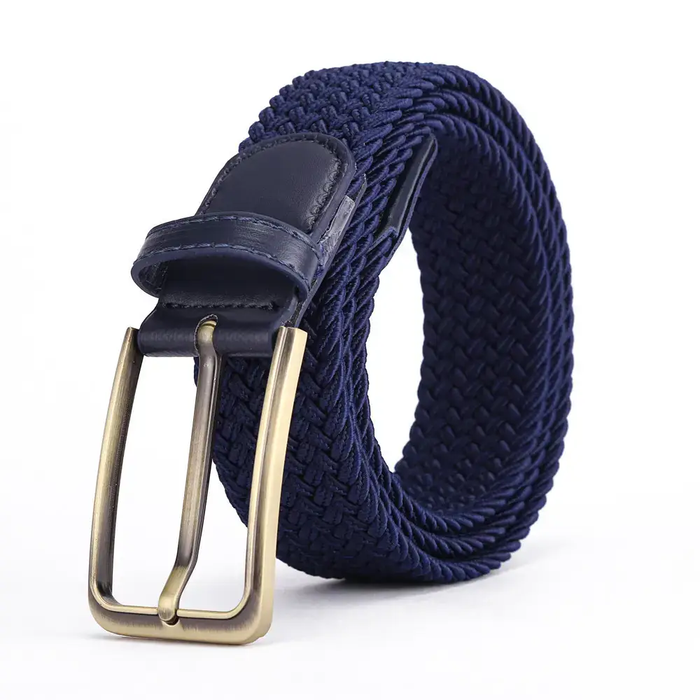 Brown Rectangular Alloy Buckle Belt for Men Women - Image 21