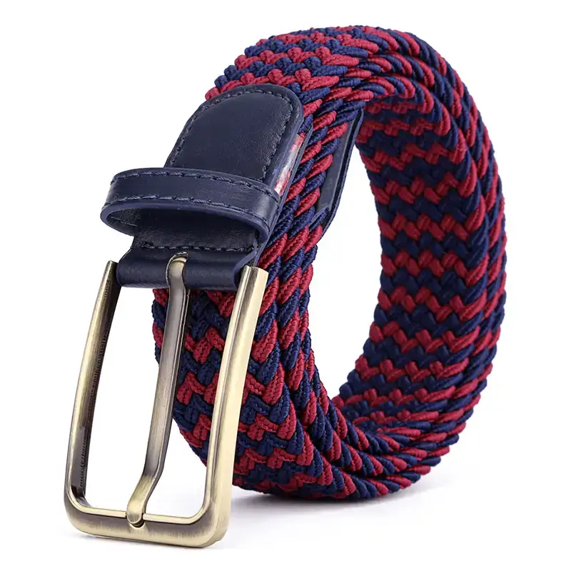 Brown Rectangular Alloy Buckle Belt for Men Women - Image 7