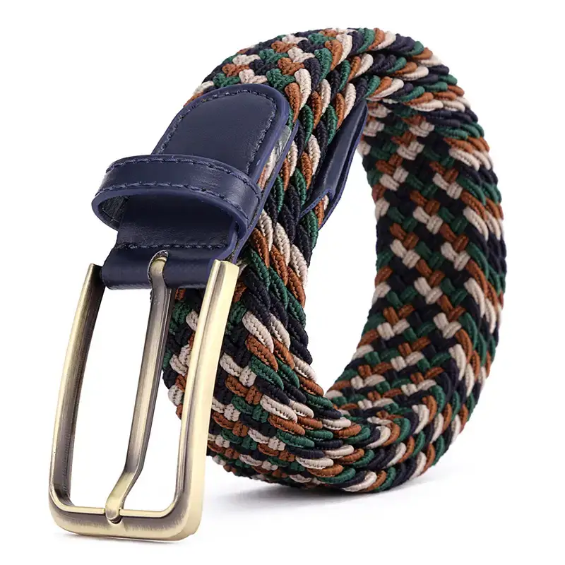 Brown Rectangular Alloy Buckle Belt for Men Women - Image 8