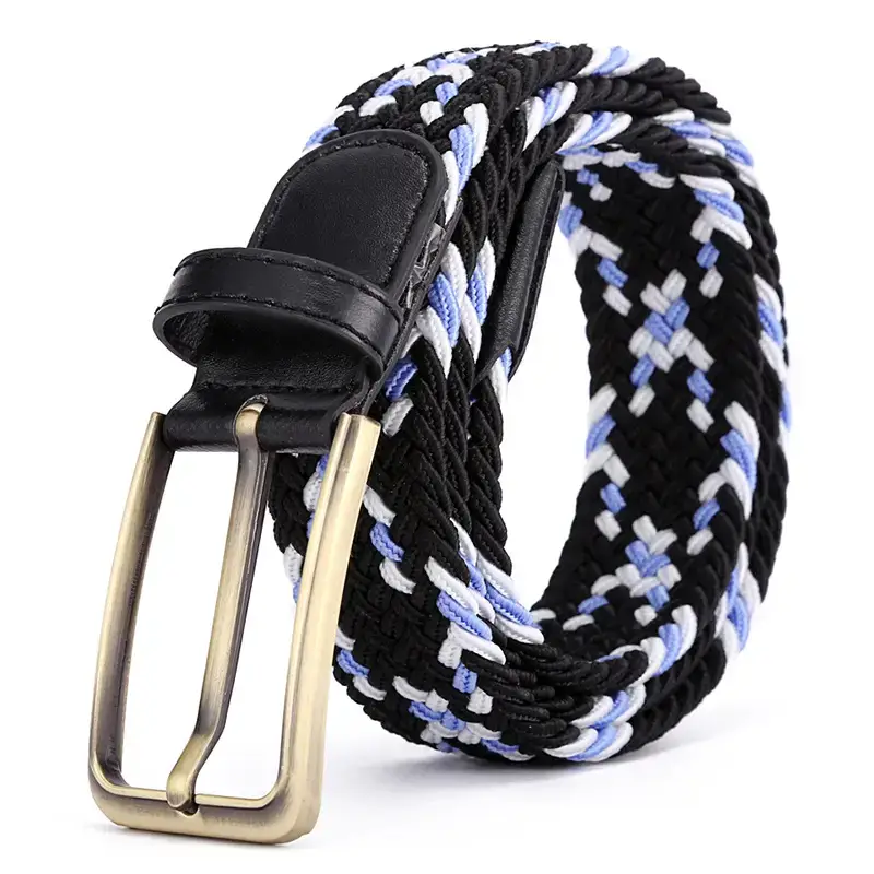 Brown Rectangular Alloy Buckle Belt for Men Women - Image 9