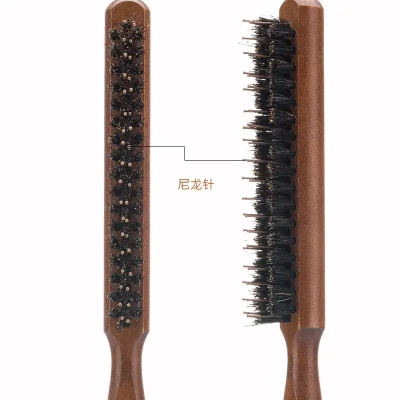 Wooden Hair Comb with Pointed Tail for Makeup & Shaving - Image 8