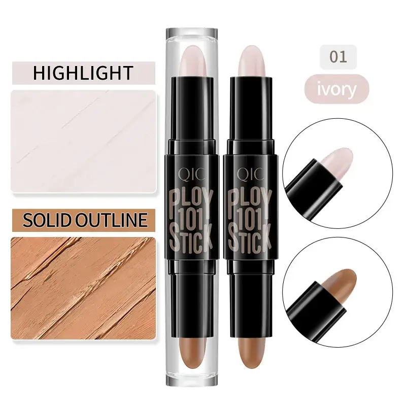 Qic Double-Ended Contouring Stick Concealer & Nose Shadow - Image 2