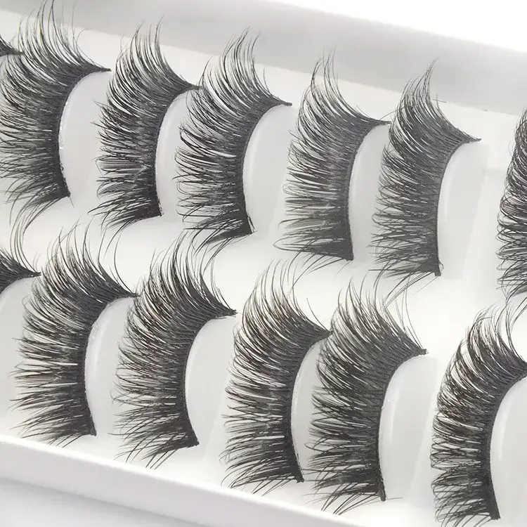 False Eyelashes G20 10 Pairs Thick Cross Border Wholesale