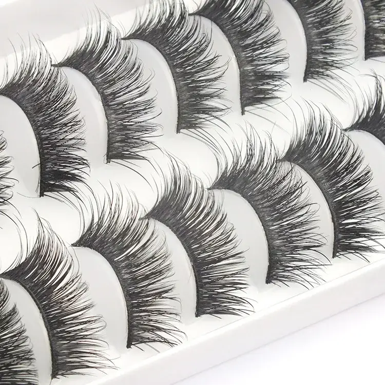 False Eyelashes G20 10 Pairs Thick Cross Border Wholesale