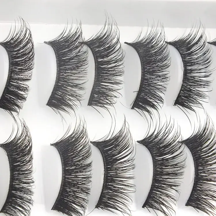 False Eyelashes G20 10 Pairs Thick Cross Border Wholesale