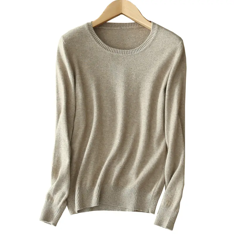 Women Knitted Sweater Solid Color Slim Fit - Image 24