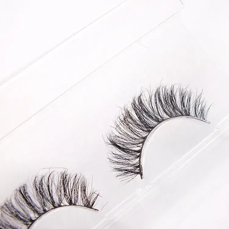 False Eyelashes Horse Hair Black Stem - Image 3