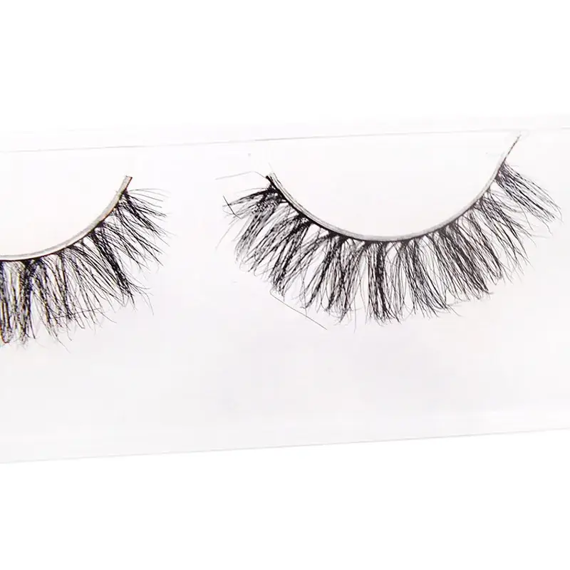 False Eyelashes Horse Hair Black Stem - Image 5