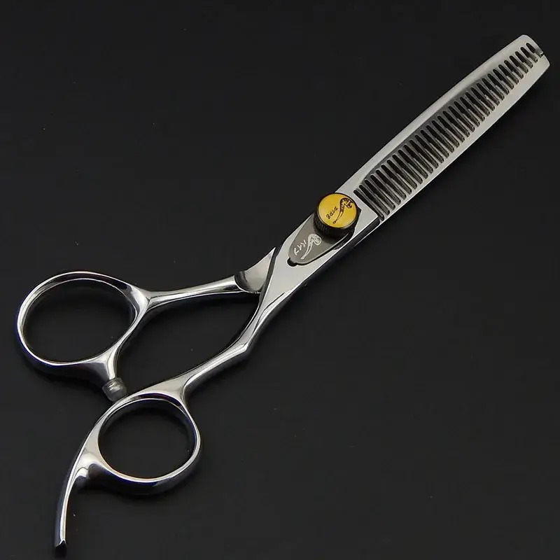 6 Inch Toothless Barber Scissors Set Stainless Steel - Image 2
