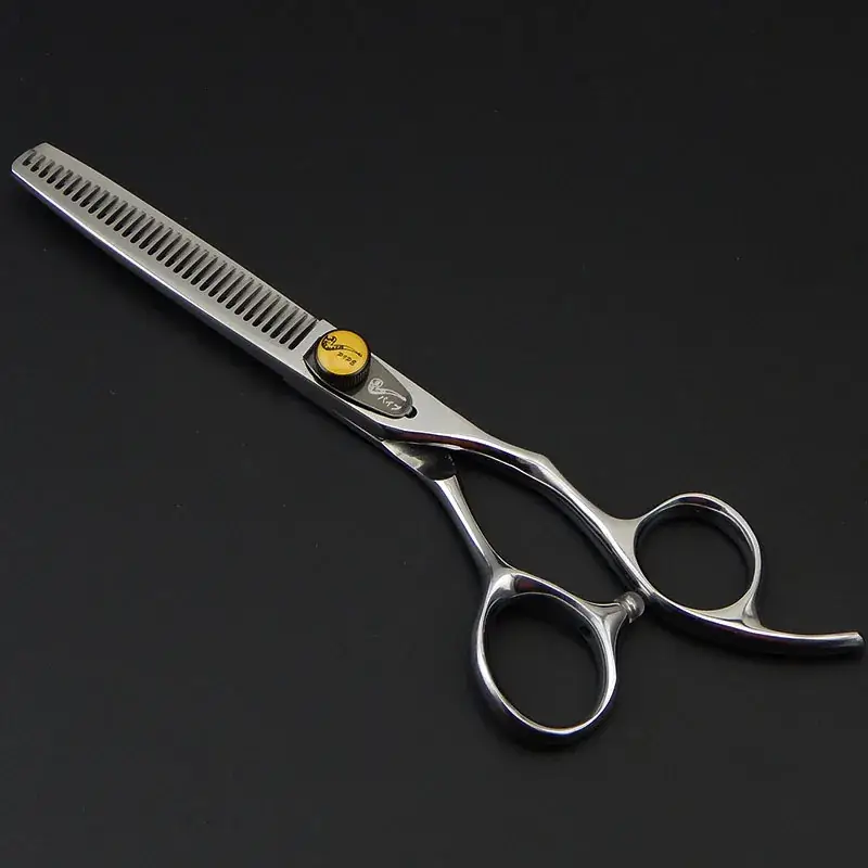 6 Inch Toothless Barber Scissors Set Stainless Steel - Image 3