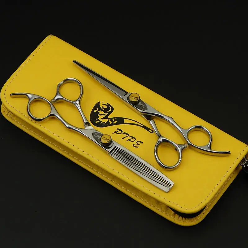 6 Inch Toothless Barber Scissors Set Stainless Steel - Image 4