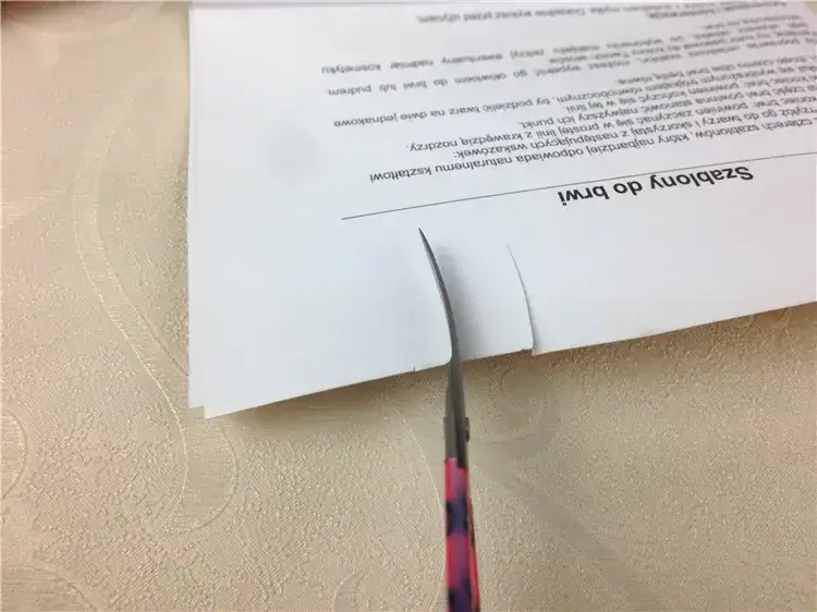 Eyebrow Trimming Scissors Wholesale Silver — feature 14