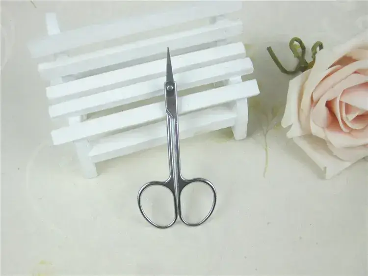 Eyebrow Trimming Scissors Wholesale Silver — feature 15