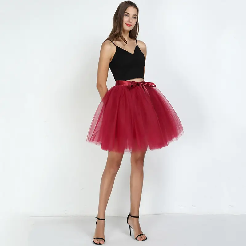 Cross-Border Women's Turquoise Tulle Skirt with Lace Top - Image 6