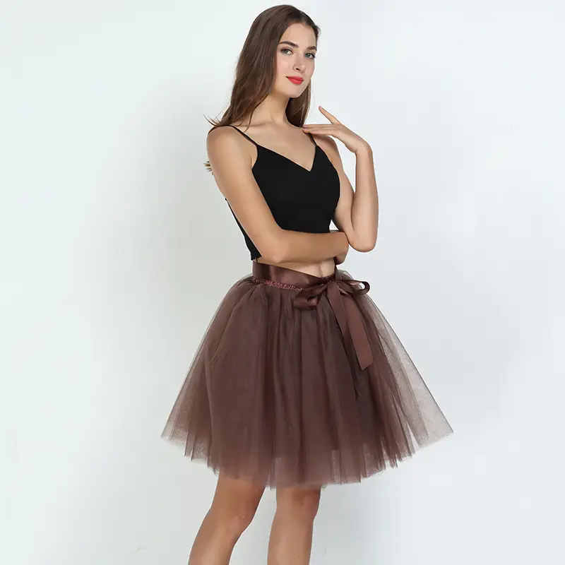 Cross-Border Women's Turquoise Tulle Skirt with Lace Top - Image 8