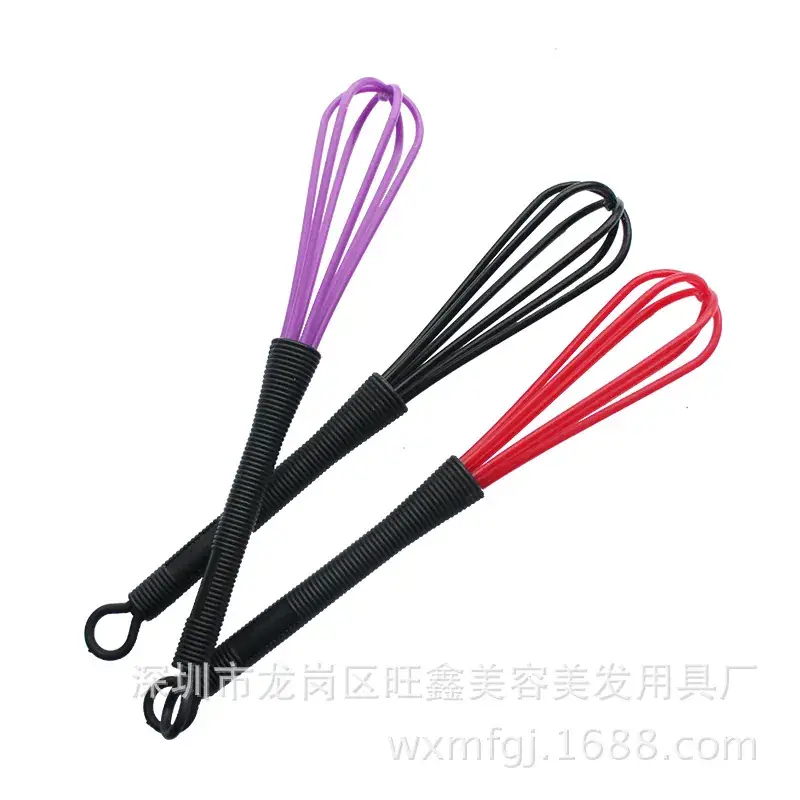 Colorful Egg Beater & Hair Dye Mixer Set