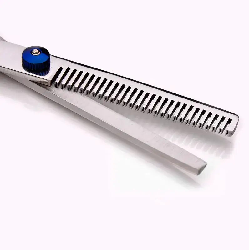 Red Screw Stainless Steel Hair Scissors Set - Image 4