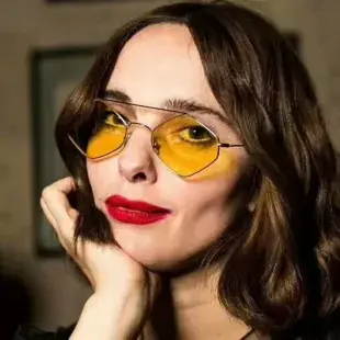 Korean Oval Sunglasses Alien Star Design — feature 11