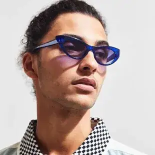 Korean Oval Sunglasses Alien Star Design — feature 3