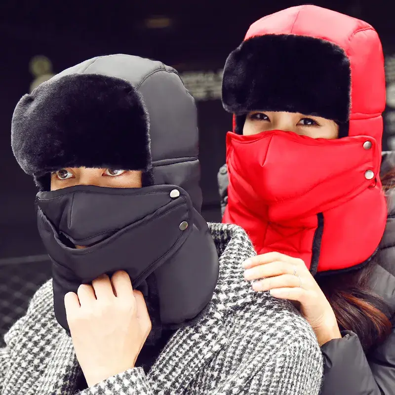 Pink Korean Style Winter Hat for Men Women - Image 4
