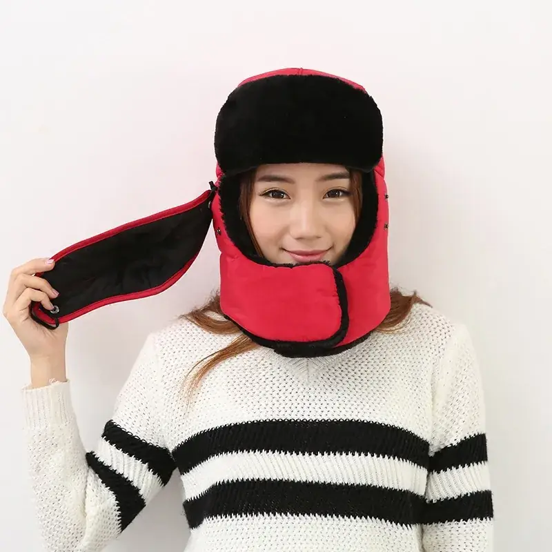 Pink Korean Style Winter Hat for Men Women - Image 6