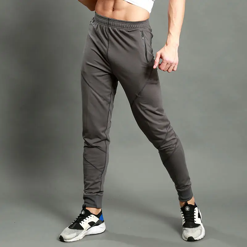 Men's Black Slim Fit Sweatpants Casual Running Pants