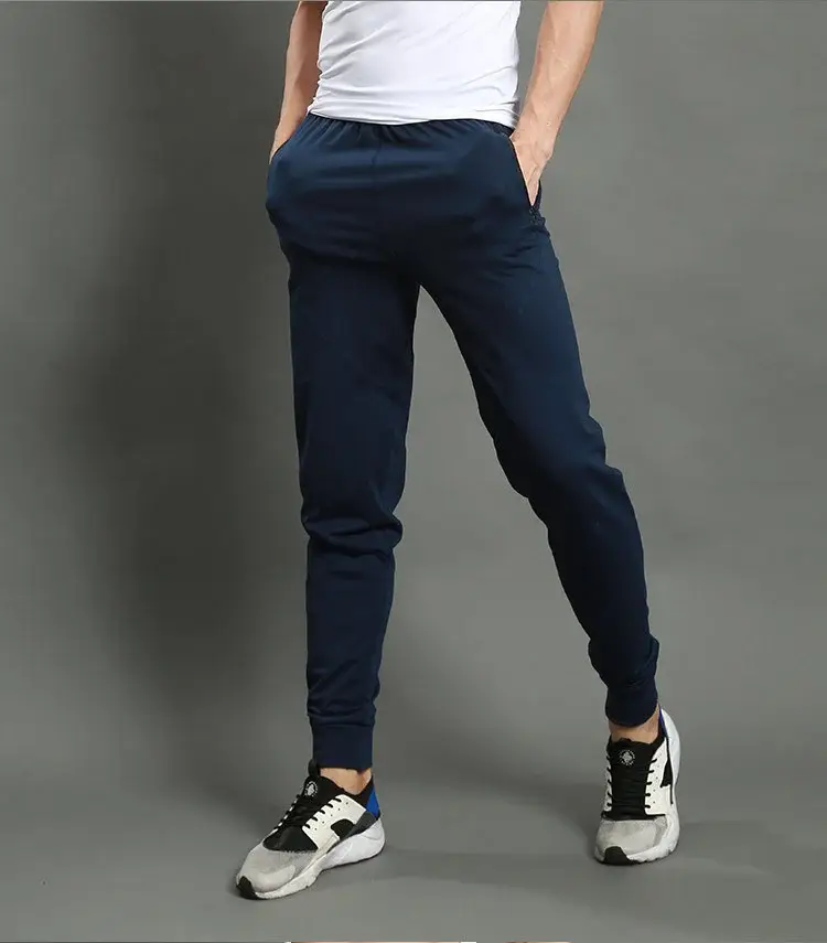 Men's Black Slim Fit Sweatpants Casual Running Pants — feature 19
