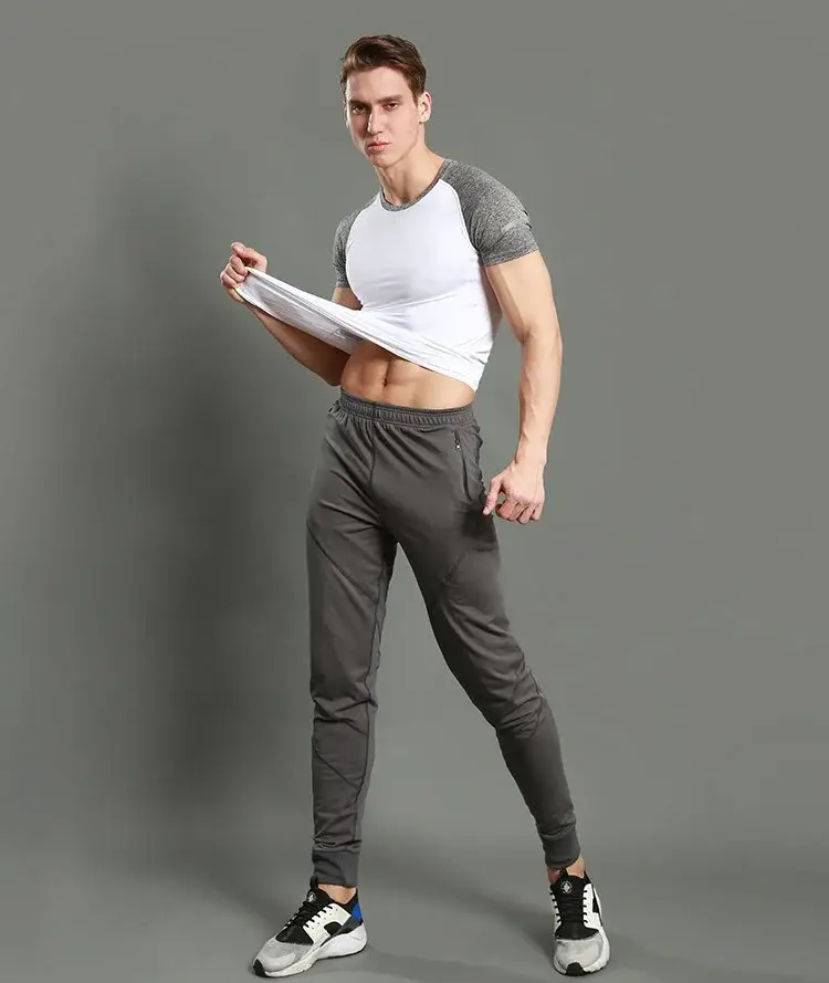 Men's Black Slim Fit Sweatpants Casual Running Pants — feature 24
